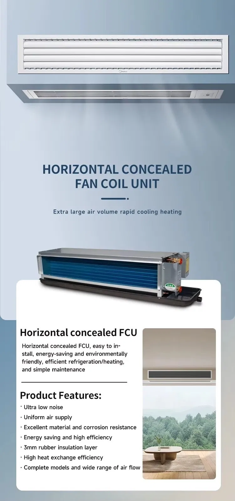 https://charmyhvac.com/wp-content/uploads/2025/12/Chilled Water Ducted Fan Coil Fully Enclosed Water Horizontal Concealed Ducted Fan Coil Unit Static Pressure Box